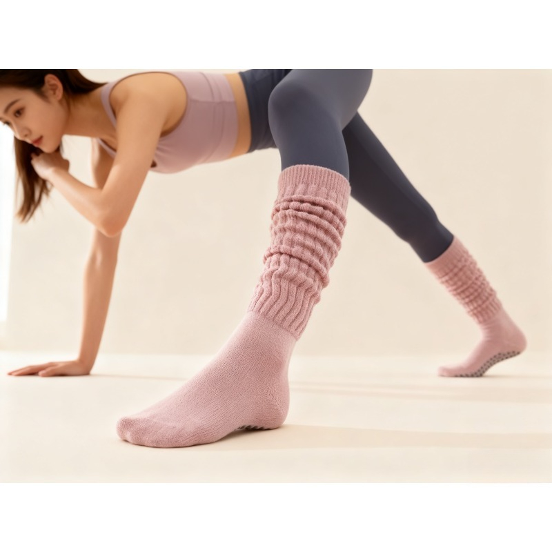 Pilates Yoga Youtube - Rutschfeste Pilates-Socken aus Baumwolle für Damen,