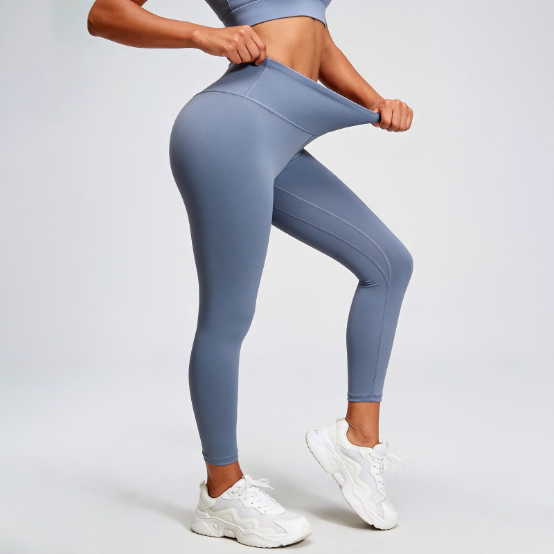 Pilates Yoga Stretching - Damen-Yoga-Leggings, hohe Taille, Bauchkontrolle, sexy Sporthose,