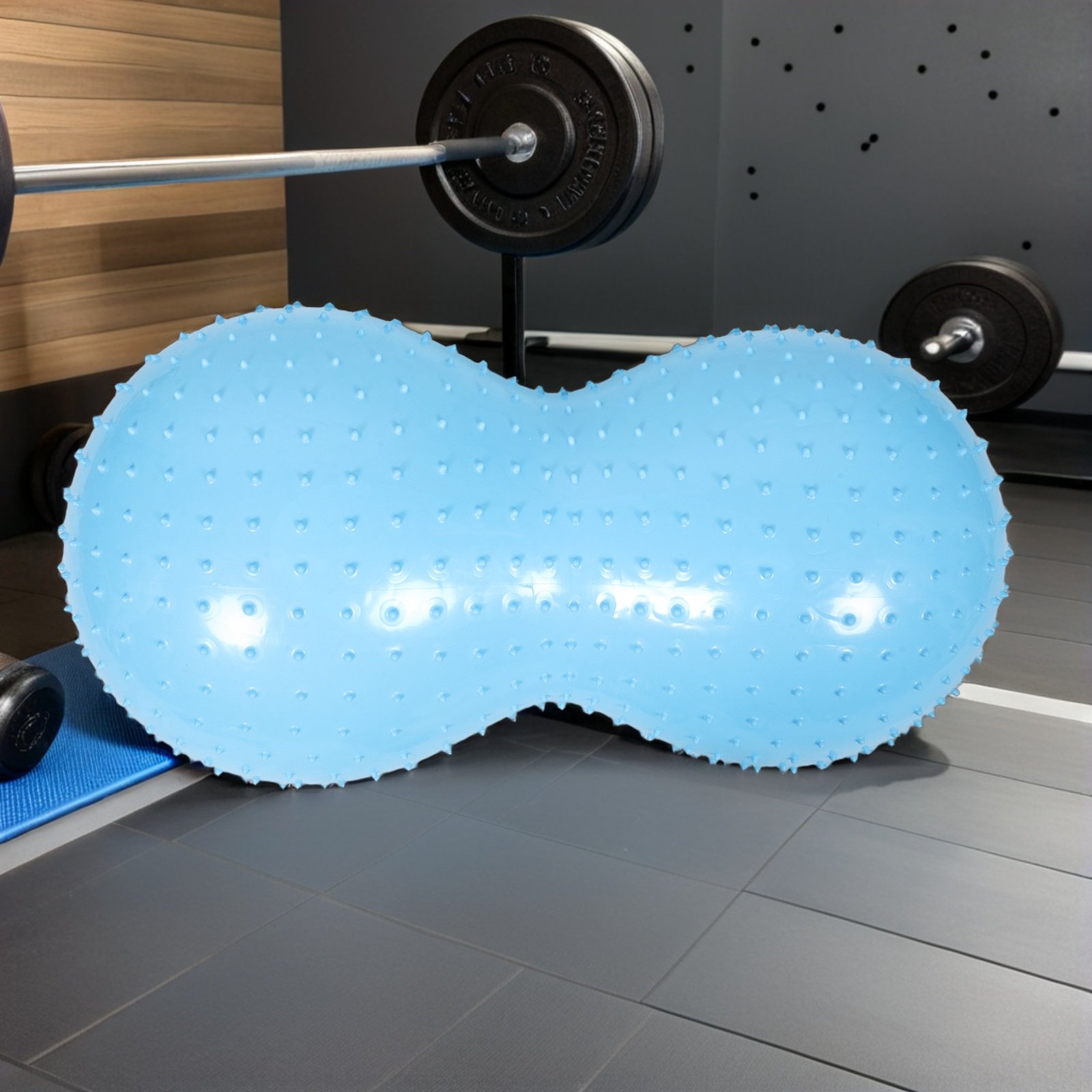 Pilates Yoga Core - Übungs-Yogaball in Erdnussform, Schwangerschafts-Pilates-Balanceball, aufblasbarer Ball