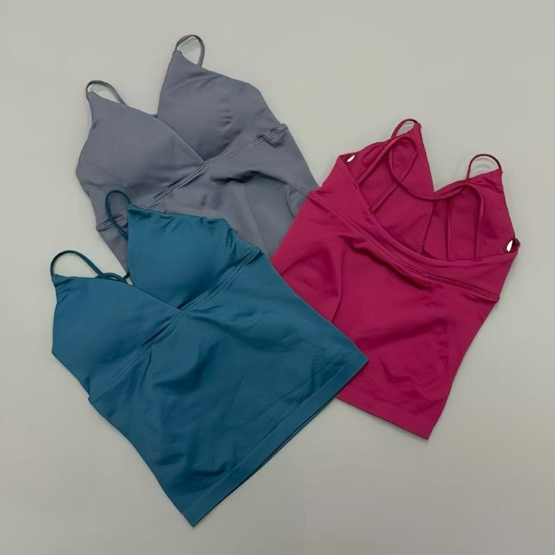 Pilates Yoga Stretching - Vision Twist Front Longline Top Damen