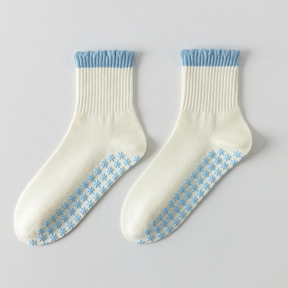 Pilates Yoga Youtube - Modische Baumwoll-Pilates-Socken für Damen Rutschfeste Atmungsaktive