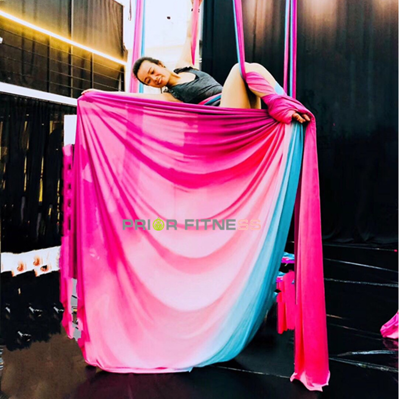 Aerial Silk Hammock - Ombre Anti-Gravity Yoga Hängematte, Seitens toff,