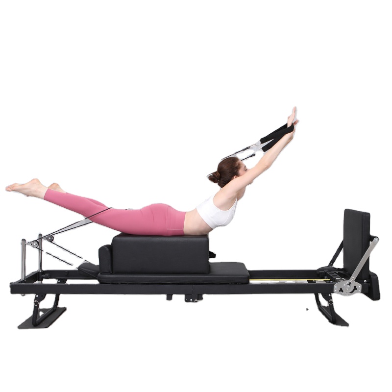 Pilates Yoga Aerial - Stahl 2-in-1 Verlängerter Rahmen Klappbares Yoga-Pilates-Gerät