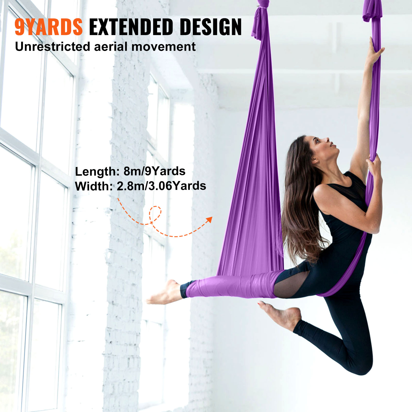8,7/11 Yards Aerial Yoga Hänge – Aerial Silk Hammock Bewertung und Preis