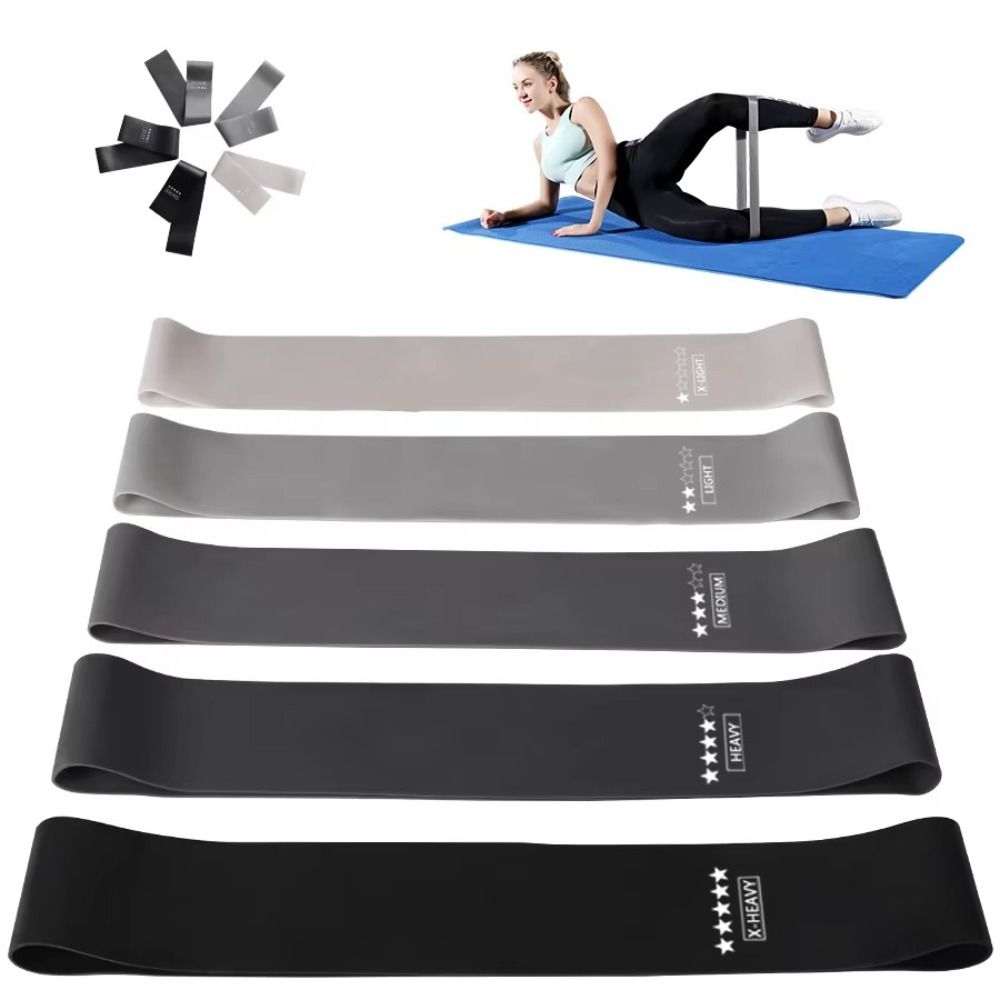 5Pcs TPE Fitness Widerstand Ba – Pilates Yoga Stretching Bewertung und Preis