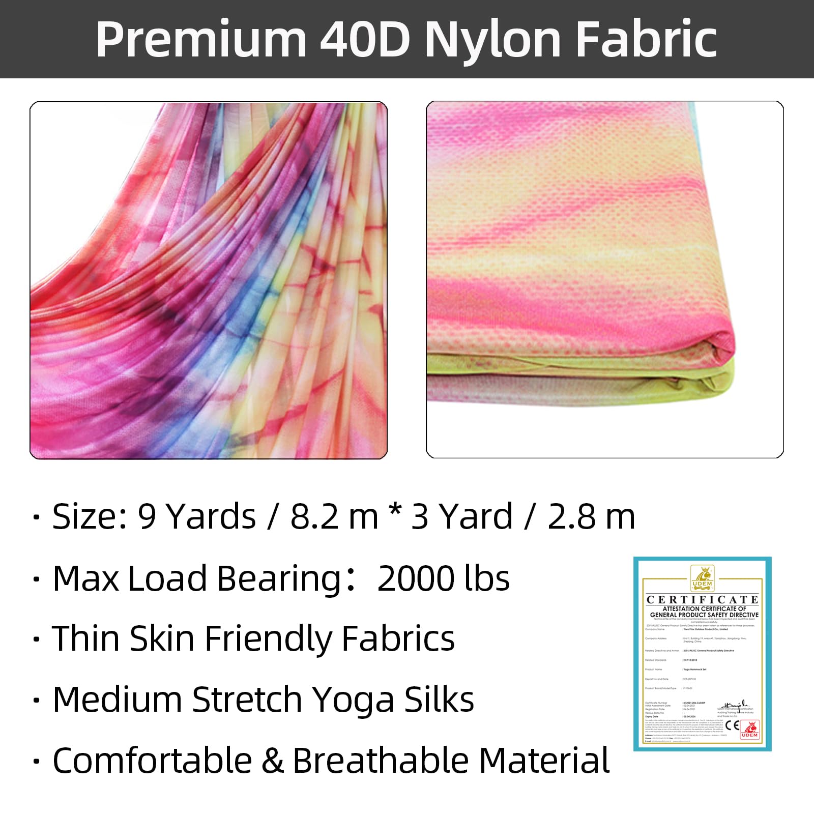 9 Yards Aerial Silks Kit, farb – Aerial Silk Hammock Bewertung und Preis