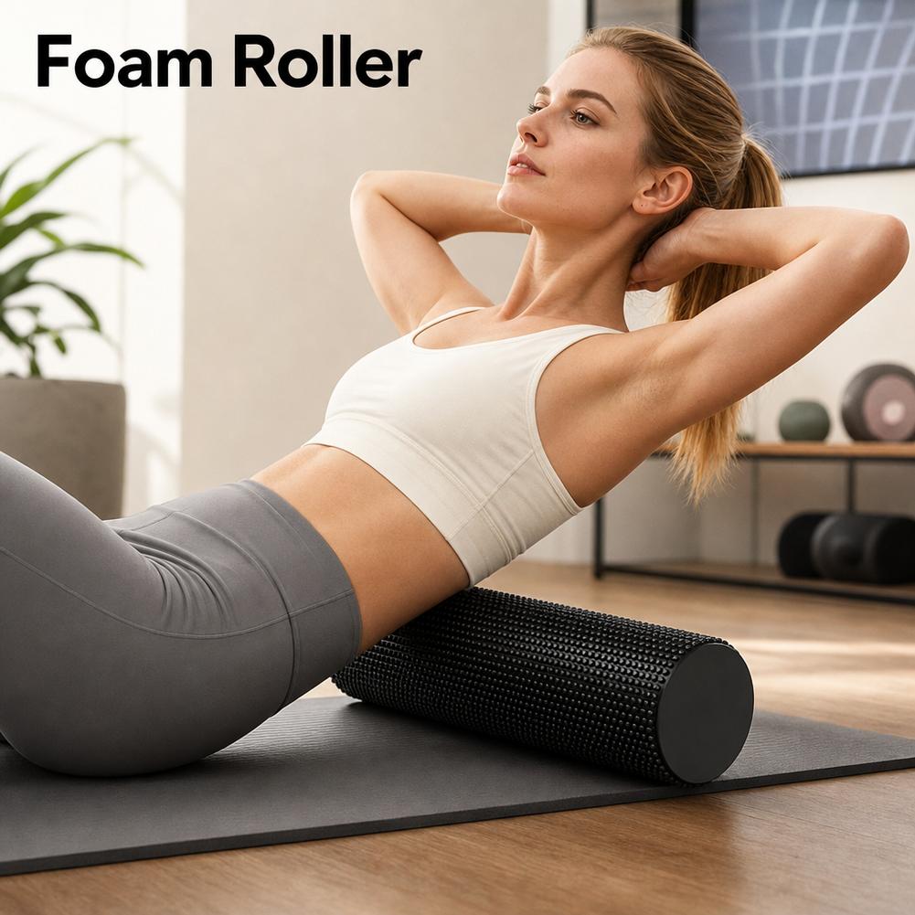 EVA Yoga-Schaumstoffrolle mit  – Pilates Yoga Stretching Bewertung und Preis