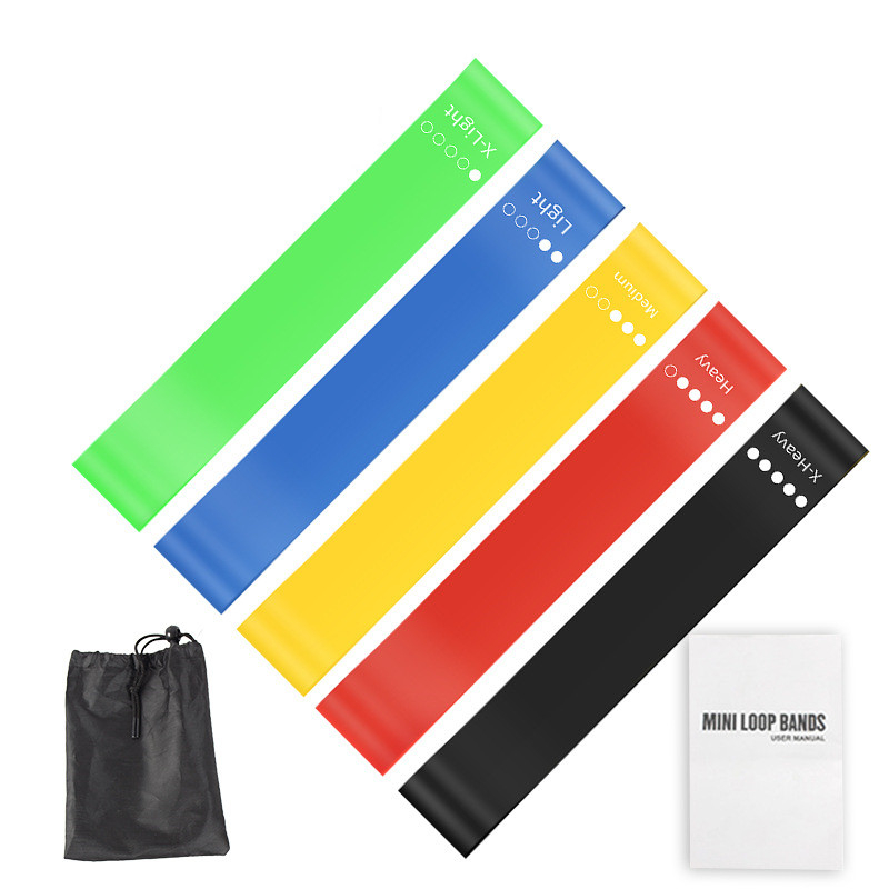 5-teiliges TPE-Widerstandsband – Pilates Yoga Core Bewertung und Preis